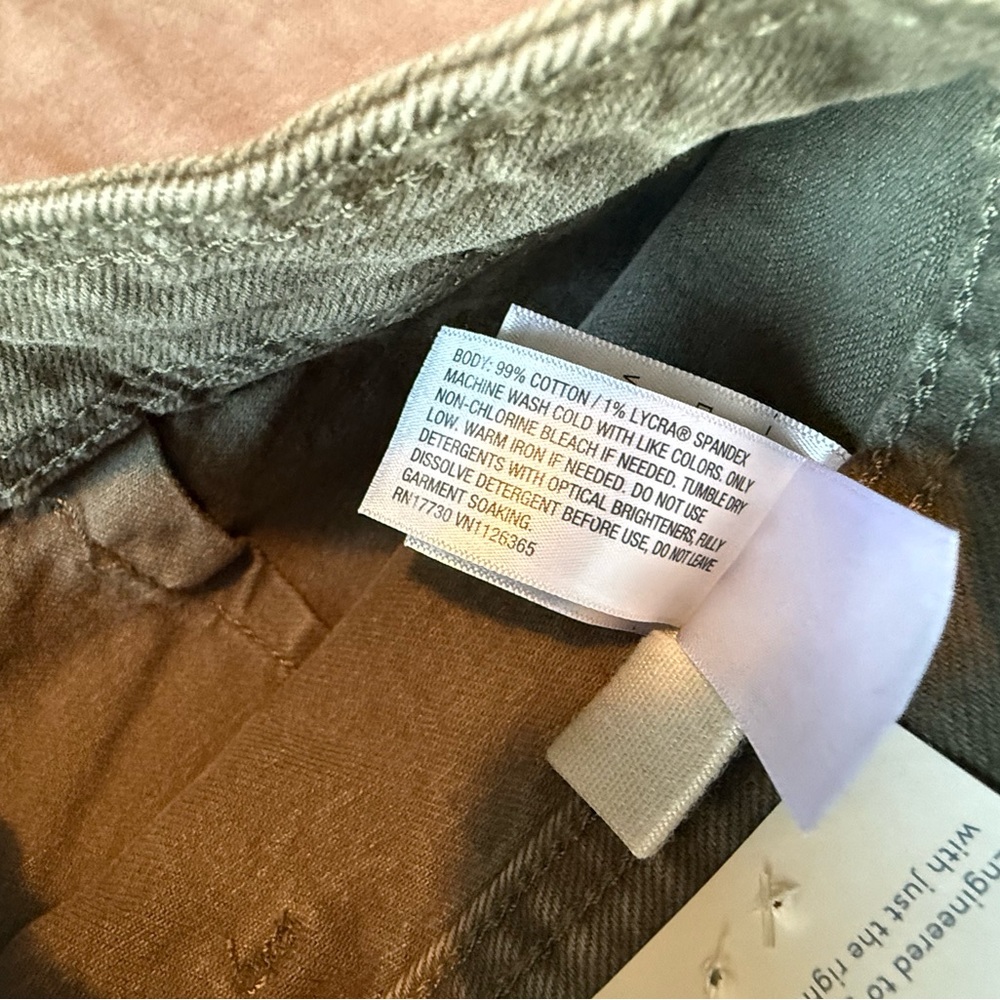 Universal Thread High Rise Wide Leg Jeans Olive Green NWT Size 14 - Picture 5 of 6